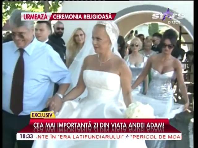 Cea mai importantă zi din viaţa Andei Adam: "Mă simt foarte bine, vă mulţumesc mult!"