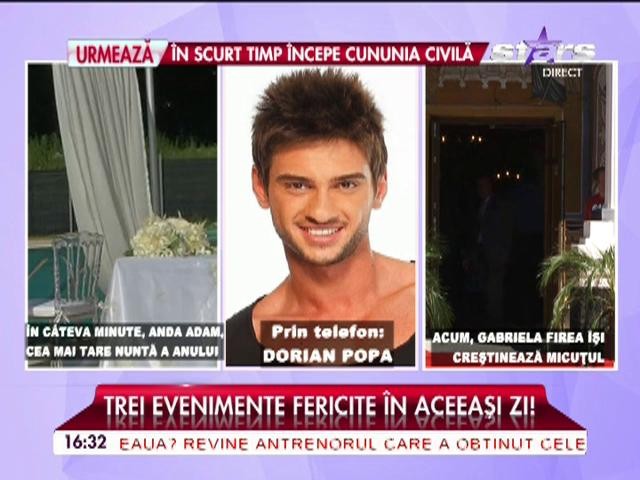 Dorian Popa, ultimele detalii despre pregătirea lui Sorin Andrei pentru nuntă: "L-am ajutat de la &icirc;mbrăcat p&acirc;nă la freză!"