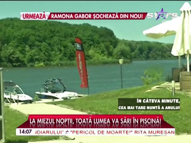 Ce se &icirc;nt&acirc;mplă, acum, la vila din Snagov unde are loc nunta Andei Adam