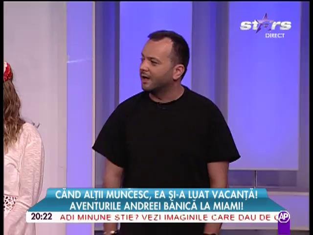 Mihai Morar, impresionat de ţinuta Andreei Bănică: "Şi lesa unde e?" Răspunsul c&acirc;ntăreţei te va lăsa fără cuvinte