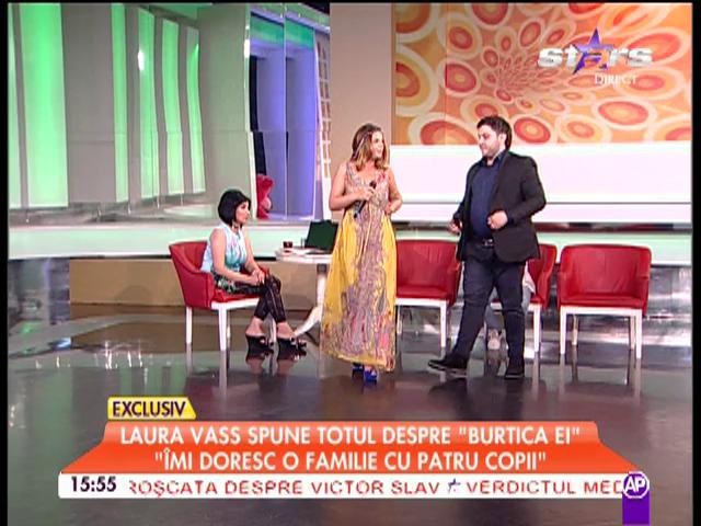 Este însărcinată sau... doar balonată? Laura Vass a spus adevărul despre "burtica ei"