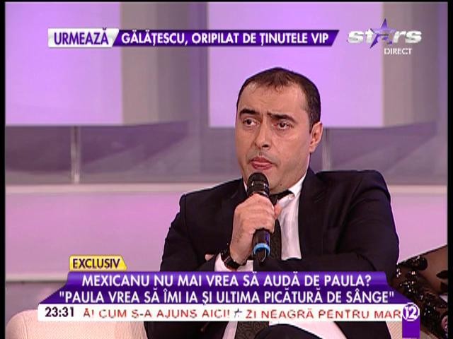 Marian Mexicanu' nu mai vrea să audă de Paula Lincan? "Vrea să mă lase &icirc;n fundul gol!"