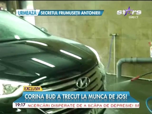 Corina Bud a trecut la munca de jos!