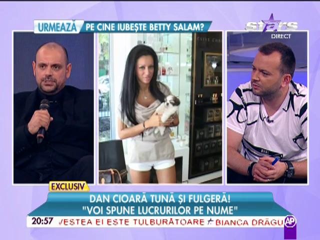 Dan Cioara, acuzaţii grave la adresa lui Beatrice Tican: "Mă filma &icirc;n momentele &icirc;n care făceam dragoste cu ea!"