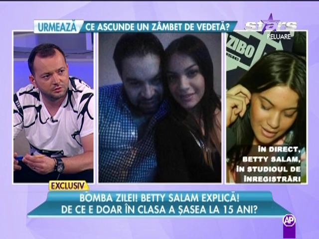 Bomba zilei! Betty Salam explică! De ce este doar &icirc;n clasa a şasea la 15 ani?