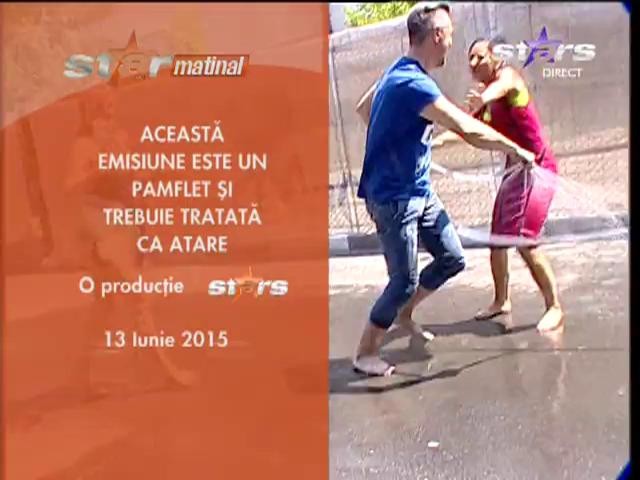 Moment INCENDIAR! A udat-o şi s-a văzut tot la tv