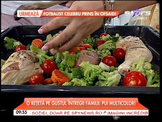 Reţeta "Star Matinal" - "Pui multicolor"