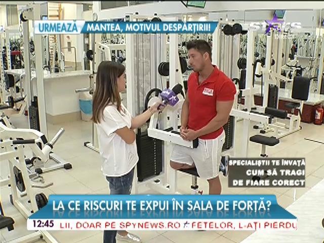 La ce riscuri te expui la sala de forţă? Iată cum se fac exerciţiile corect