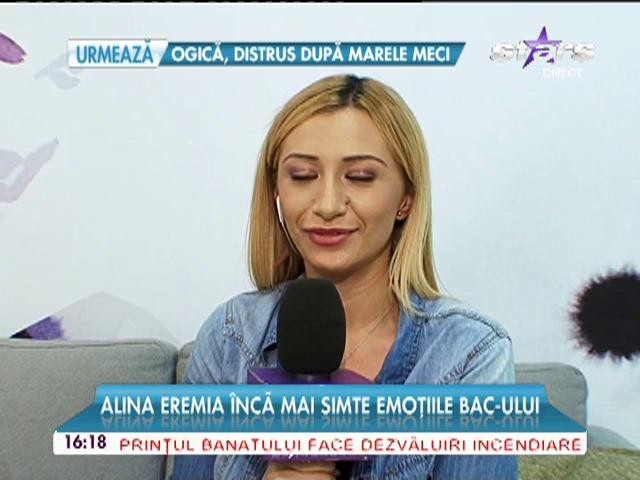 Alina Eremia &icirc;ncă mai simte emoţiile BAC-ului! Mesajul pe care l-a transmis liceenilor