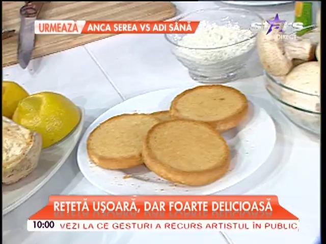 Ai poftă de un pr&acirc;nz săţios, dar dietetic? Raluca Dumitru &icirc;ţi propune o "supă cremă de ciuperci"!