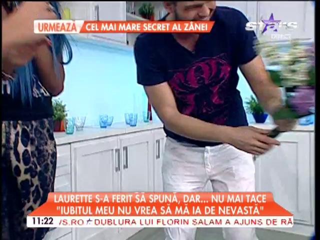 Laurette, cerută se soţie, &icirc;n direct! RĂSPUNSUL NEAŞTEPTAT al brunetei