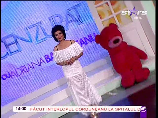 Adriana Bahmuţeanu, în rochie transparentă la emisiune! Cum a apărut prezentatoarea, în direct?