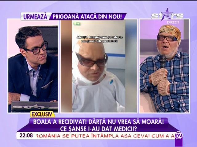 Marian D&acirc;rţă, la capătul puterilor! Pl&acirc;nge fără oprire din cauza durerilor şi &icirc;i este frică de moarte