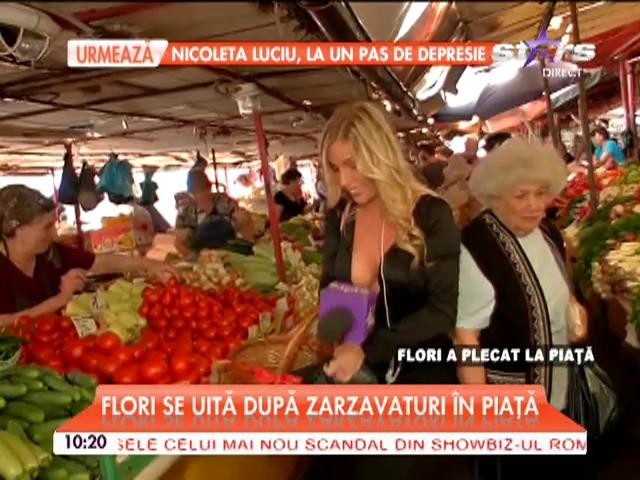 Flori a plecat la piata