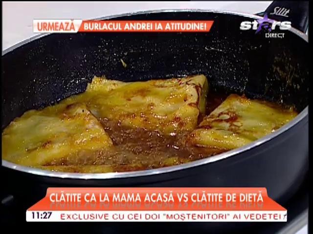 Desertul care "&icirc;ţi lasă gura apă", by Raluca Dumitru: "Clătite flambate!"