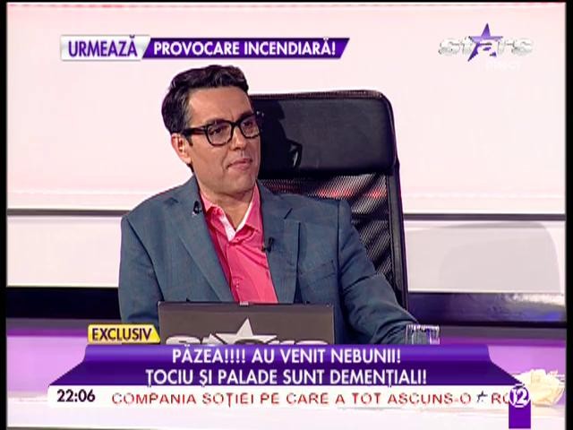 Romică Ţociu şi Cornel Palade, shiow de milioane la "Agentul Vip"! Telespectatorii s-au distrat pe cinste