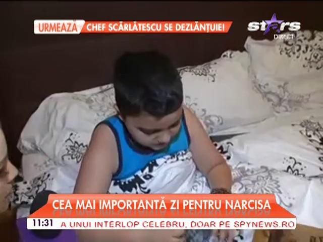 Momente importante pentru Narcisa! Este ziua de naştere a fiului ei, Alberto, şi l-a trezit din somn cu o surpriză colosală
