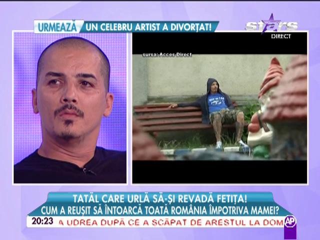 Tată care urlă să-şi revadă fetiţa! Cum a reuşit să &icirc;ntoarcă toată Rom&acirc;nia &icirc;mpotriva mamei?