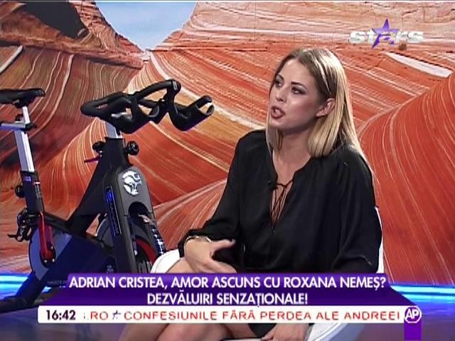 Roxana Nemeş, adevărul despre relaţia ei cu Adi Cristea: "Nu am făcut dragoste"