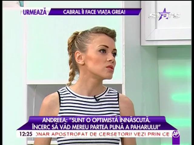 Andreea Ibacka, în lacrimi la "Star Chef": "Mi-a murit în braţe"