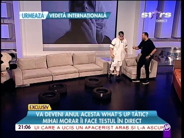 What's up a căzut &icirc;n direct! Mihai Morar s-a panicat: "Eşti bine?"