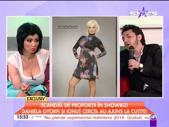 Scandal de proporţii în showbiz, între  Daniela Gyorfi şi Ionuţ Cercel. Cine are dreptate?