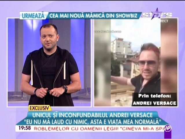 Andrei Versace revine &icirc;n forţă! Cu ce se mai laudă "regele fiţelor"