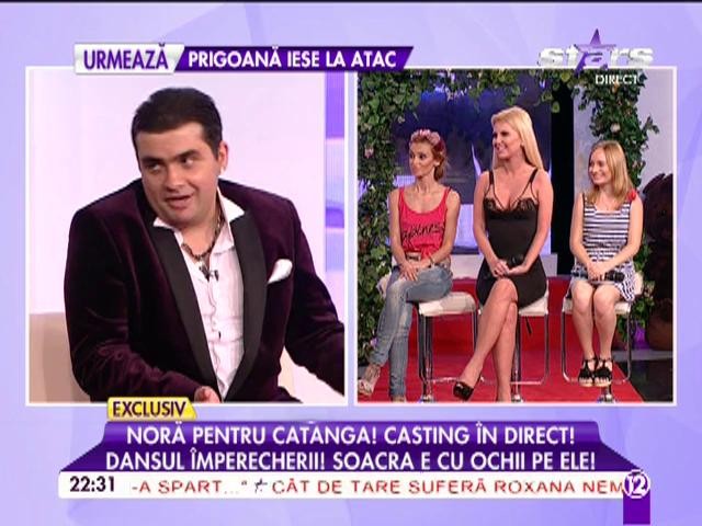 S-a făcut casting, &icirc;n direct! Cornelia Catanga caută noră pentru fiul ei