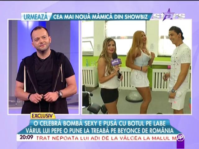 O celebră bombă sexy e pusă cu botul pe labe! Vărul lui Pepe o pune la treabă pe Beyonce de Rom&acirc;nia