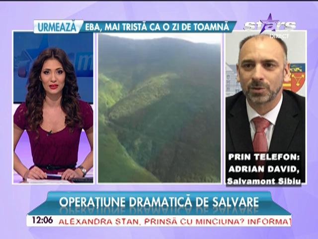 Operaţiune dramatică de salvare! S-a t&acirc;răt 4 zile printre munţi, cu bazinul rupt