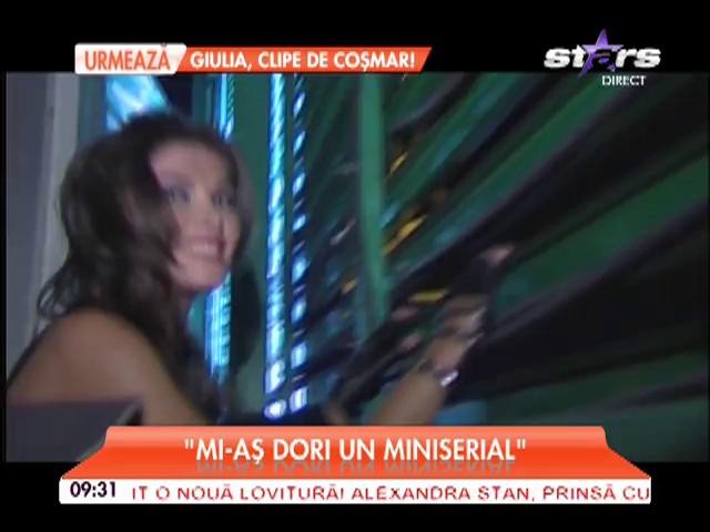 Alina Puşcaş nu este pe deplin mulţumită de cariera ei: "Mi-aş dori să fac un miniserial!"