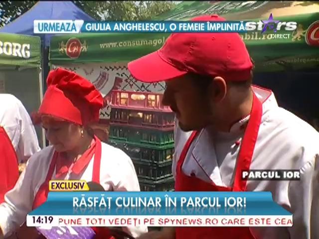 Răsfăţ culinar &icirc;n Parcul IOR, din Capitală! Grătarele &icirc;i atrag pe bucureşteni la t&acirc;rg.