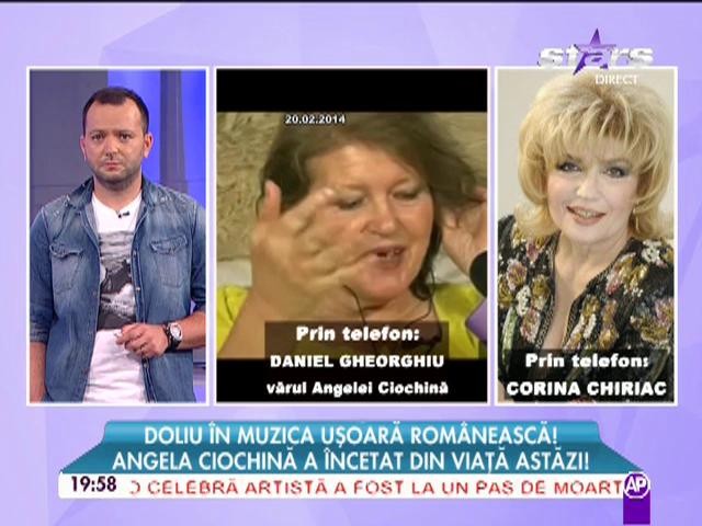 Adevărul despre starea de sănătate a Angelei Ciochină! Cum se simţea cu o zi &icirc;nainte de a-şi pierde viaţa