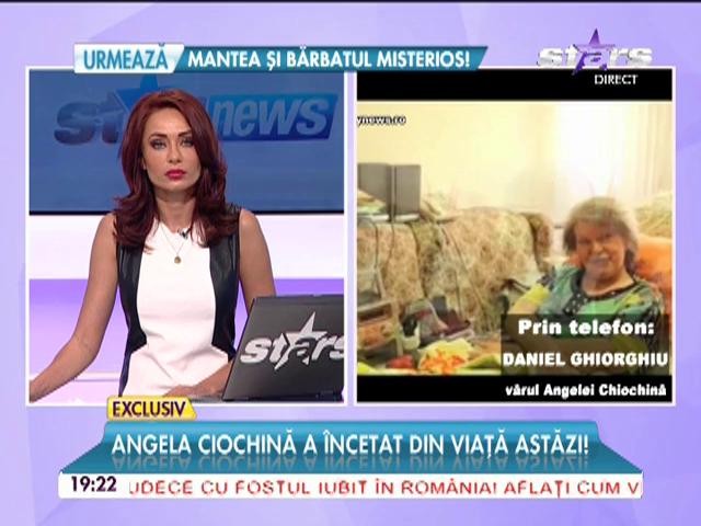 Ce a păţit Angela Ciochină cu o zi &icirc;nainte de a muri? Vărul ei a spus adevărul despre sănătatea artistei
