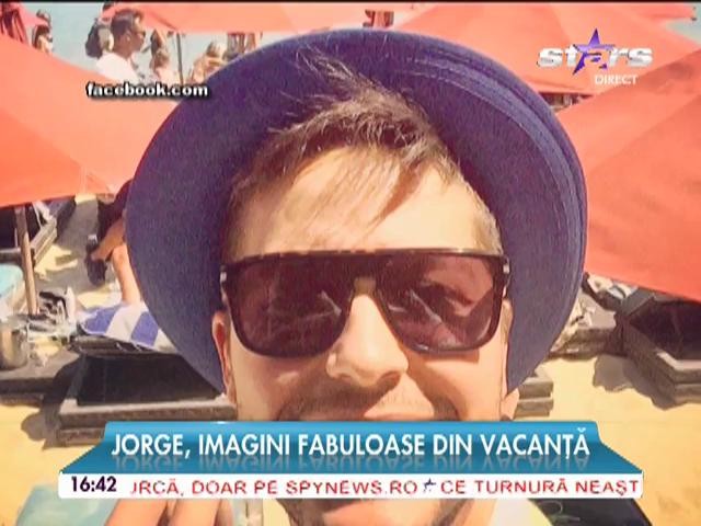 Jorge, imagini fabuloase din vacanţă! A ajuns să meargă pe apă de fericire
