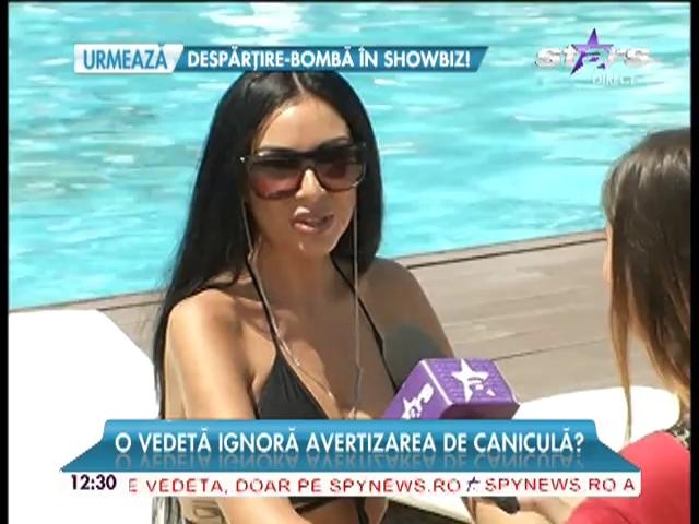 Inconştienţă la 40 de grade? Ce vedetă se prăjeşte la propriu