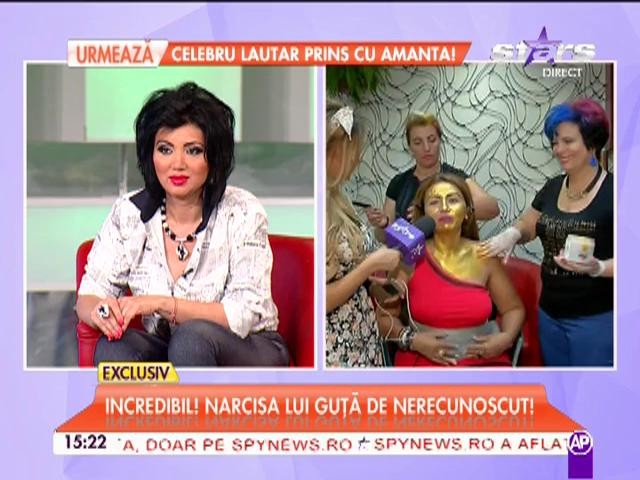 Narcisa lui Guţă este de nerecunoscut! Cum a apărut la tv, în direct