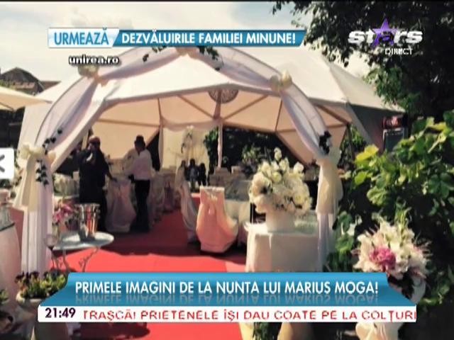Primele imagini de la nunta lui Marius Moga şi a Biancăi Lăpuşte!