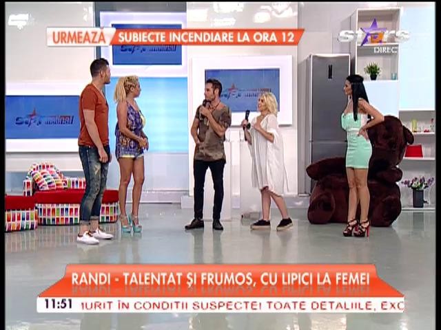 Randi, dependent de sală: "Nu pot să mă abţin"