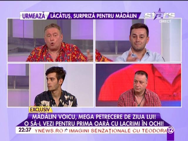 Şi-a reunit familia la tv! Ei sunt cei trei fii majori ai lui Mădălin Voicu