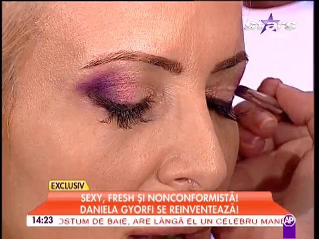 Daniela Gyorfi a venit nemachiată şi necoafată la TV! Aşa arată fără mască şi alte "artificii"