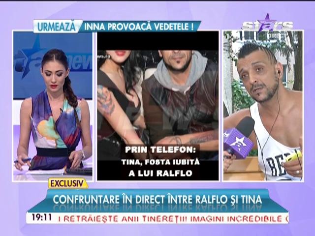 Ralfo şi fosta iubită, confruntare &icirc;n direct! Cei doi şi-au aruncat cuvinte grele: "Te culcai cu mine o dată la două luni"