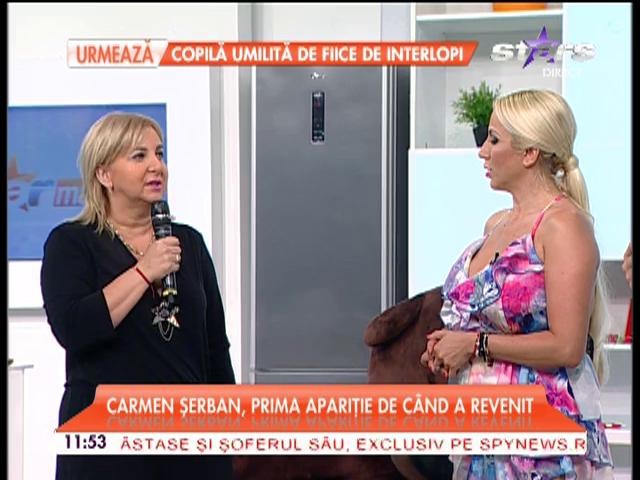 Din America, direct la Star Matinal! Carmen Şerban, PRIMA APARIŢIE de c&acirc;nd a REVENIT