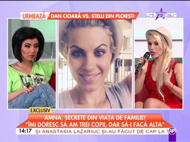 Amna, pregătită pentru o nouă sarcină? "Îmi doresc să am 3 copii, dar să-i facă alta"