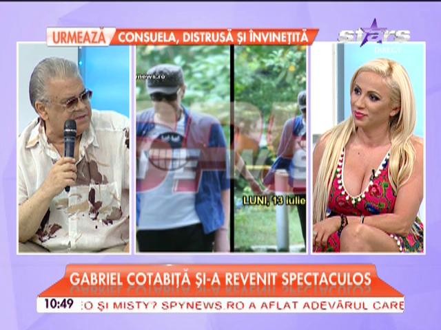 Gabriel Cotabiţă şi-a revenit spectaculos! Imagini cu artistul plimb&acirc;ndu-se prin curtea spitalului