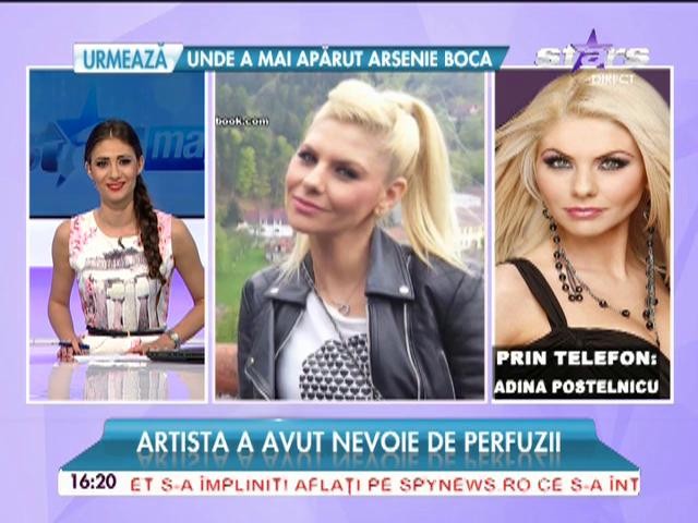 Adina de la "Heaven", de urgenţă la spital! Prima reacţie a artistei după ce a clacat