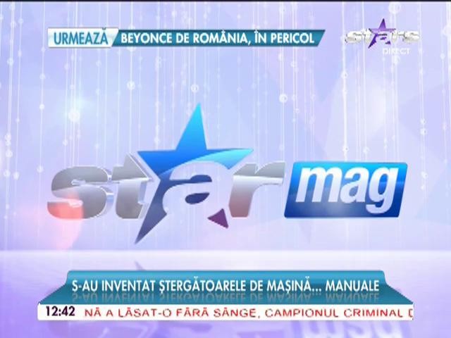 S-au inventat ştergătoarele de maşină...manuale!  Ia priviţi!