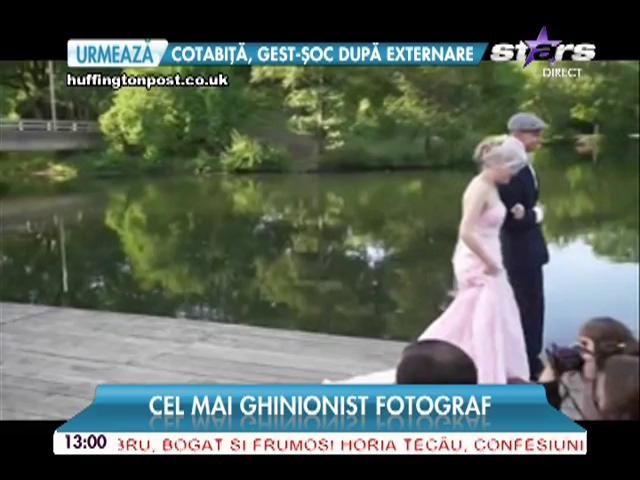 Cel mai ghinionist fotograf! &Icirc;i va ţine minte toată viaţa pe mirii care l-au angajat
