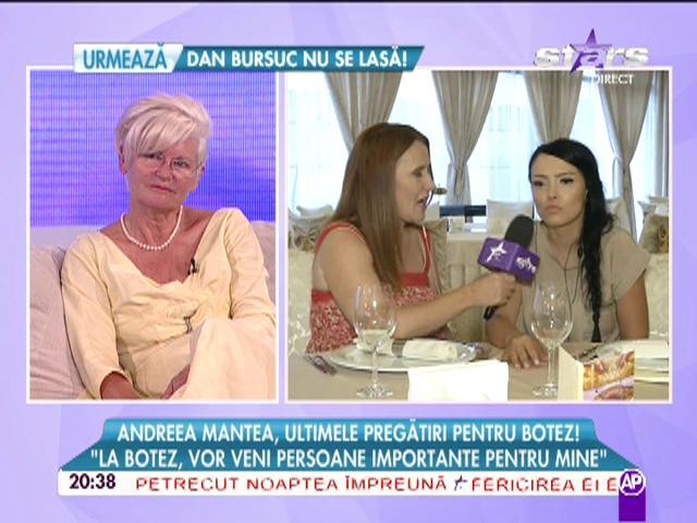 Andreea Mantea, despre tatăl copilului ei: "Nu va veni la botez"