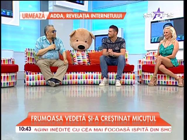 Andreea Mantea şi-a creştinat băieţelul. Discursul vedetei i-a făcut pe toţi să lăcrimeze